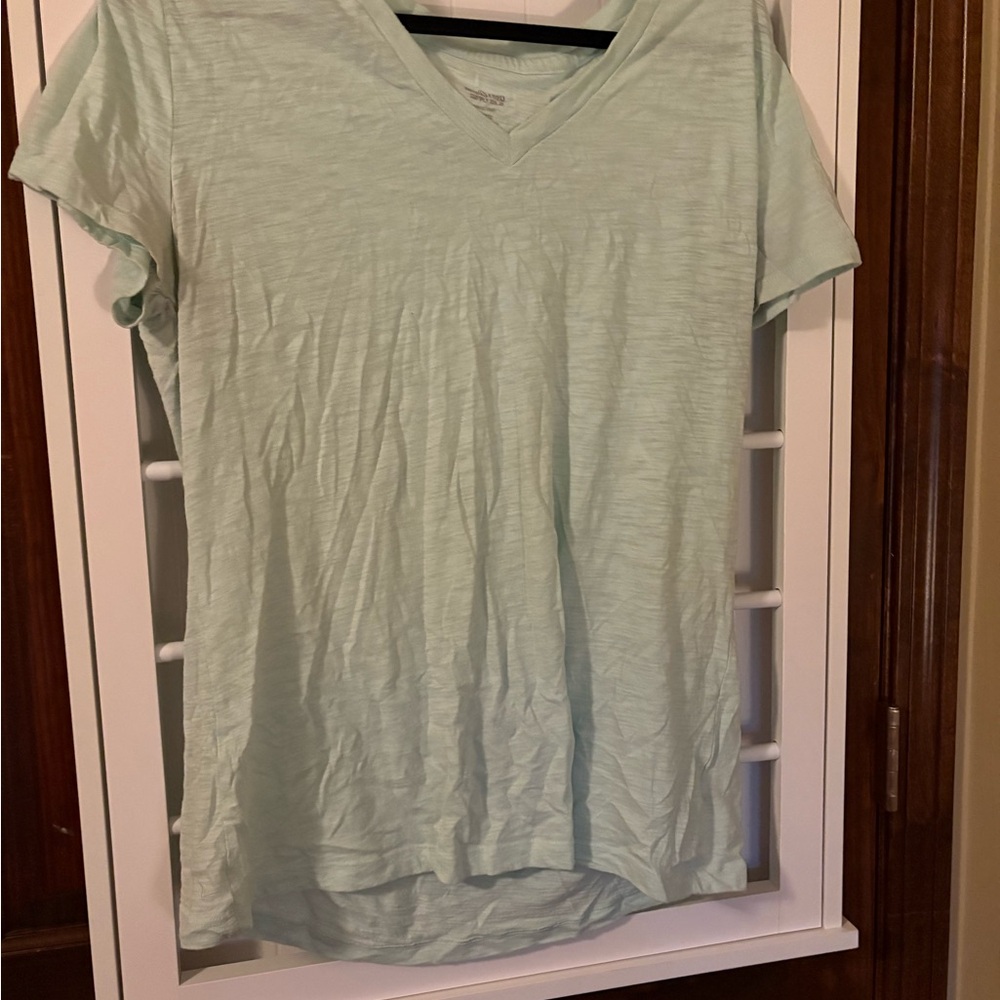 Mossimo Supply Co Green Relaxed Short Sleeve Tee